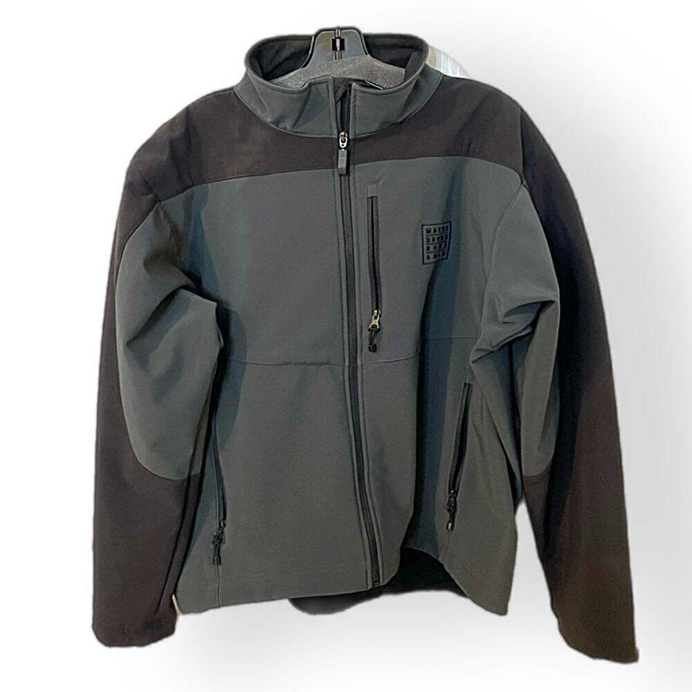 Storm Creek fleece-lined windbreaker jacket XL black gray